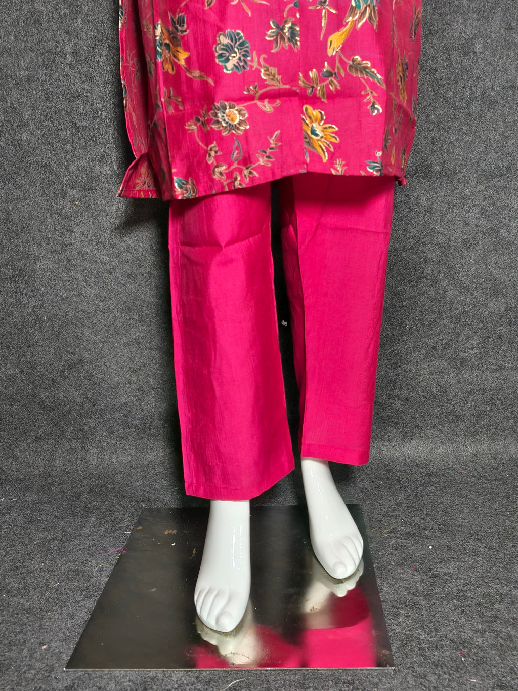 Pink Floral Printed Long Co-ord Set